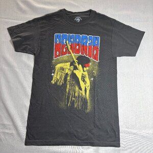 Jimmie Hendrix Novelty Dark Gray Unisex Small T-Shirt Classic Rock Guitar